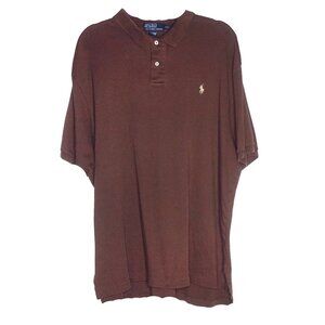 Polo Ralph Lauren Men's Big and Tall Brown Polo Shirt